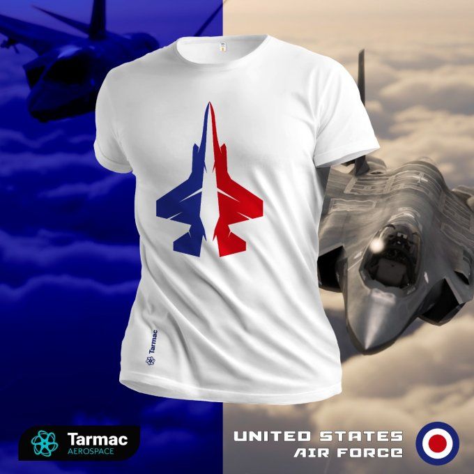 Découvrez notre T-shirt F-35 Lightning bi-color | US Air Force 