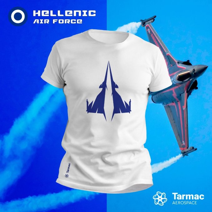 T-shirt Rafale Bi-color | Collection Hellenic Air Force ✈️