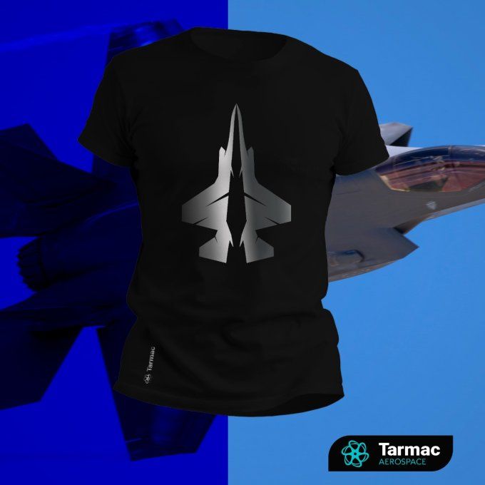 Découvrez notre T-shirt F-35 Lightning Monochrome | noir
