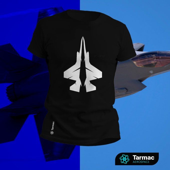 Découvrez notre T-shirt F-35 Lightning Monochrome | noir